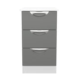 Camden 3 Drawer Bedside Cabinet