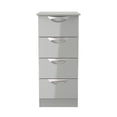 Camden 4 Drawer Bedside Cabinet