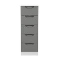 Camden 5 Drawer Bedside Cabinet