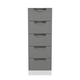 Camden 5 Drawer Bedside Cabinet
