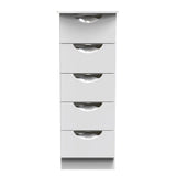Camden 5 Drawer Bedside Cabinet