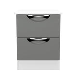 Camden 2 Drawer Bedside Cabinet