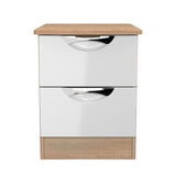 Camden 2 Drawer Bedside Cabinet