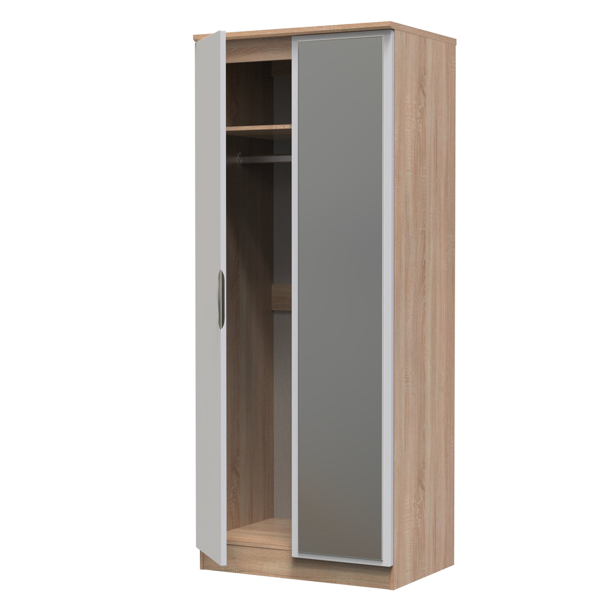 Camden 2ft6in Mirror Wardrobe