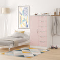 Camden 1 Door 5 Drawer Kids Robe