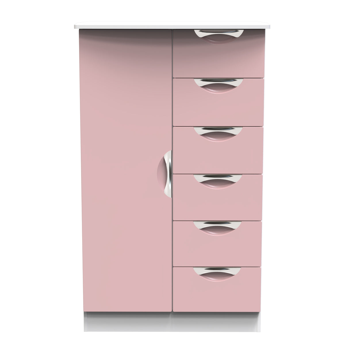 Camden 1 Door 5 Drawer Kids Robe