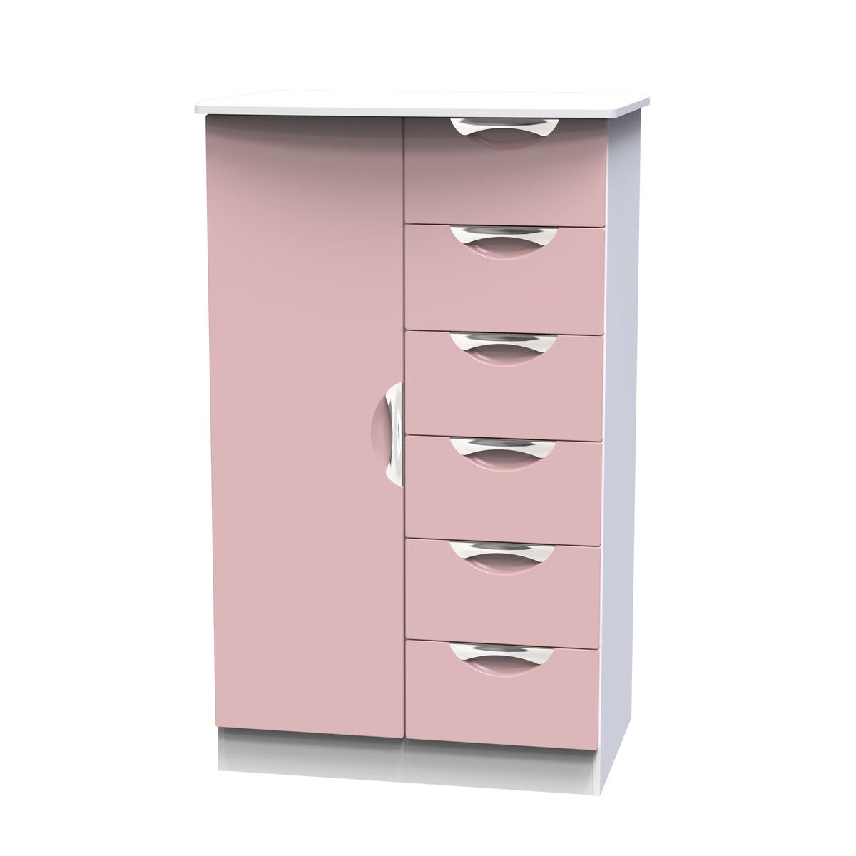 Camden 1 Door 5 Drawer Kids Robe