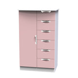 Camden 1 Door 5 Drawer Kids Robe