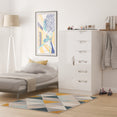 Camden 1 Door 5 Drawer Kids Robe