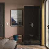 Camden 2ft6in 2 Drawer Wardrobe