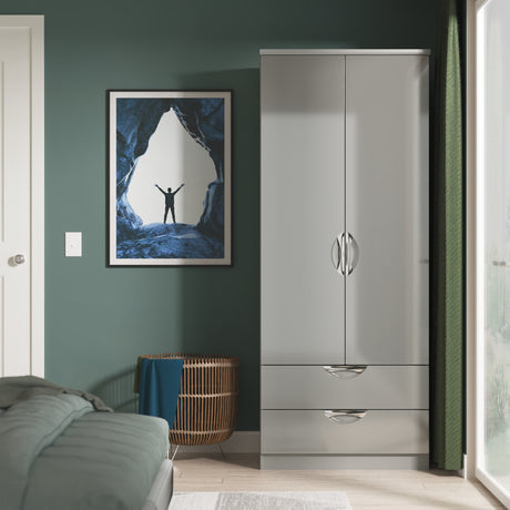 Camden 2ft6in 2 Drawer Wardrobe