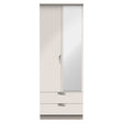 Camden 2ft6in 2 Drawer Mirror Wardrobe