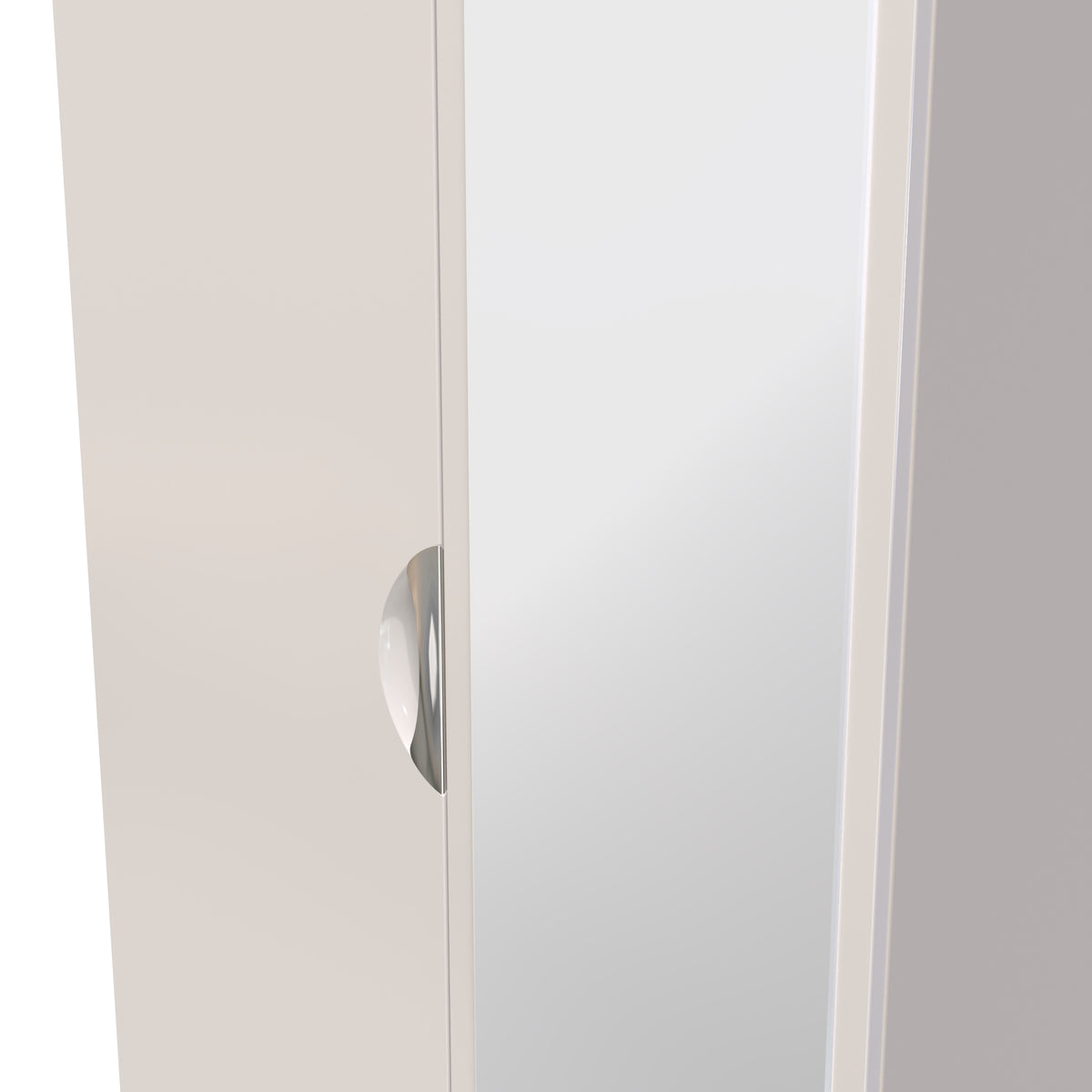 Camden 2ft6in 2 Drawer Mirror Wardrobe