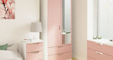 Camden 2ft6in 2 Drawer Mirror Wardrobe