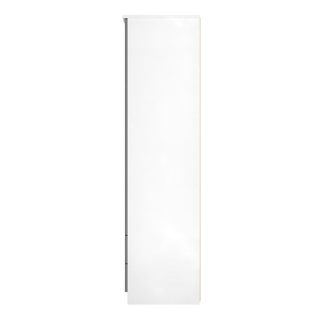Camden Tall 2 Drawer Mirrored Wardrobe