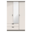Camden Triple 2 Drawer Mirrored Wardrobe
