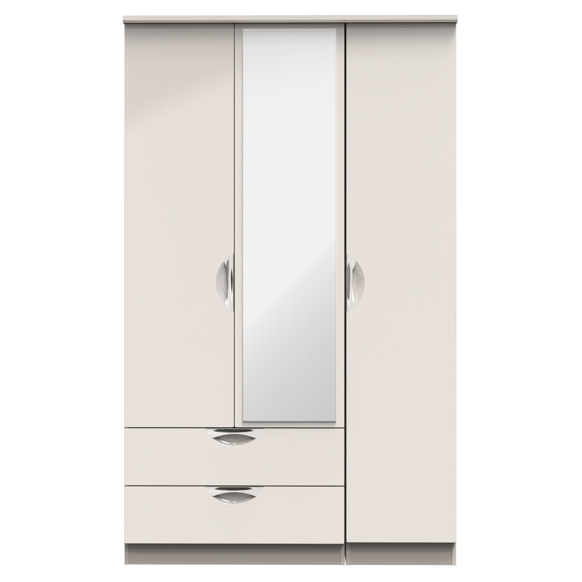 Camden Triple 2 Drawer Mirrored Wardrobe