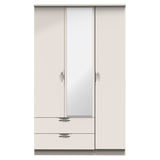 Camden Triple 2 Drawer Mirrored Wardrobe