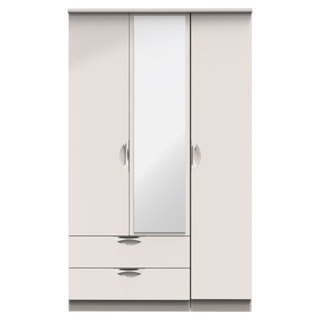 Camden Triple 2 Drawer Mirrored Wardrobe