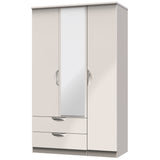 Camden Triple 2 Drawer Mirrored Wardrobe