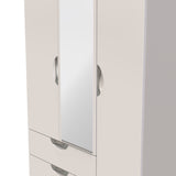 Camden Triple 2 Drawer Mirrored Wardrobe