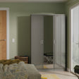 Camden Triple Mirrored Wardrobe