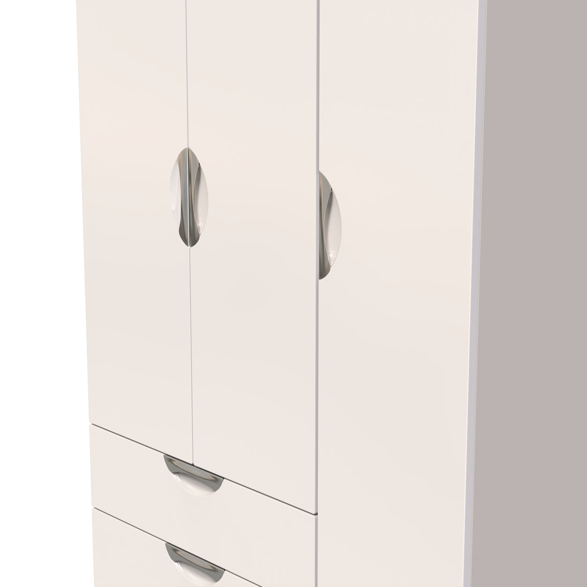 Camden Tall Triple 2 Drawer Wardrobe
