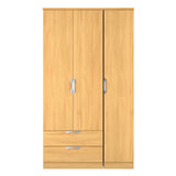 Camden Tall Triple 2 Drawer Wardrobe
