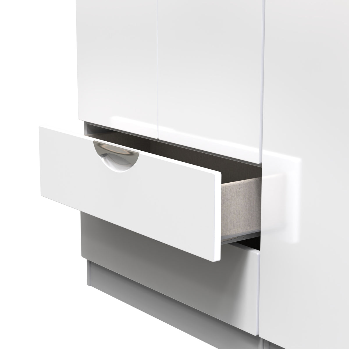 Camden Tall Triple 2 Drawer Wardrobe