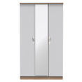 Camden Tall Triple Mirrored Wardrobe