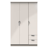 Camden Triple Plain + Drawer Wardrobe
