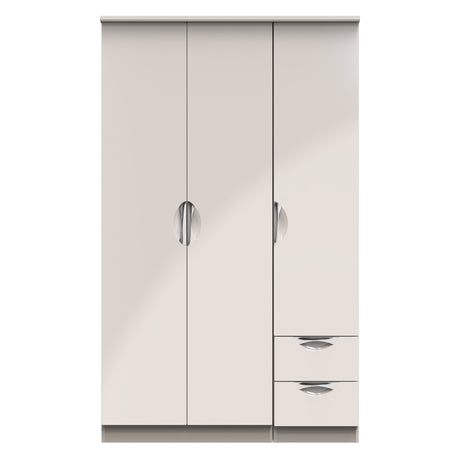 Camden Triple Plain + Drawer Wardrobe