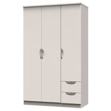 Camden Triple Plain + Drawer Wardrobe