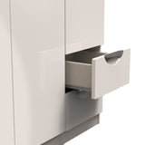 Camden Triple Plain + Drawer Wardrobe