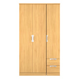 Camden Triple Plain + Drawer Wardrobe