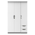Camden Triple Plain + Drawer Wardrobe