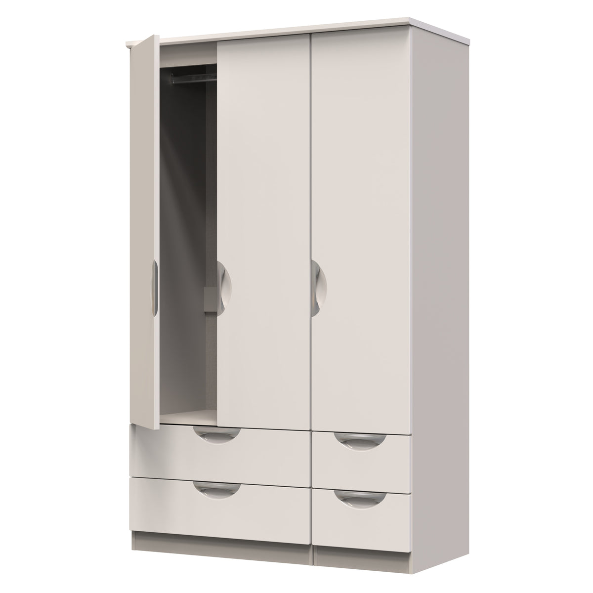 Camden Triple 2 Drawer + Drawer Wardrobe