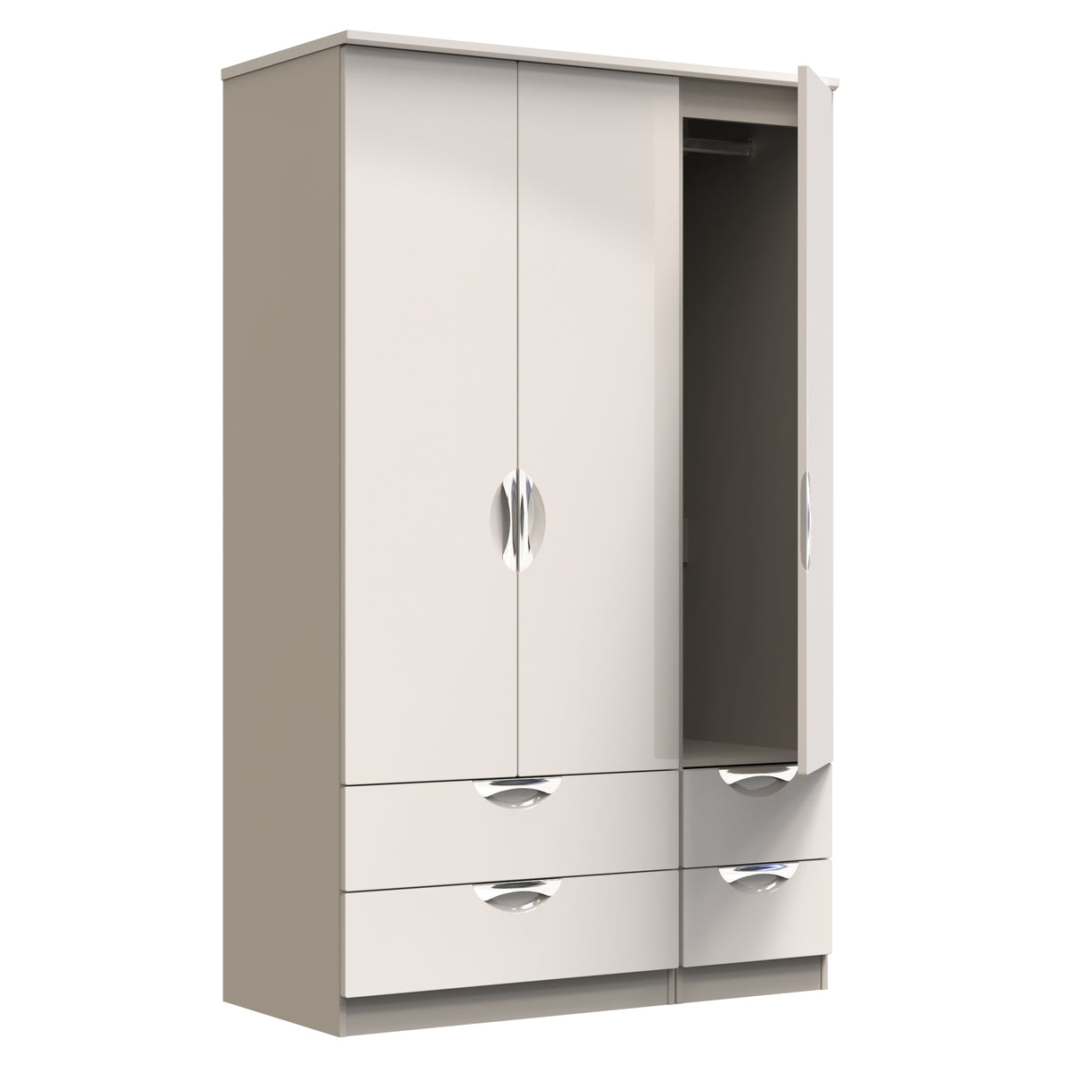Camden Triple 2 Drawer + Drawer Wardrobe