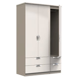 Camden Triple 2 Drawer + Drawer Wardrobe