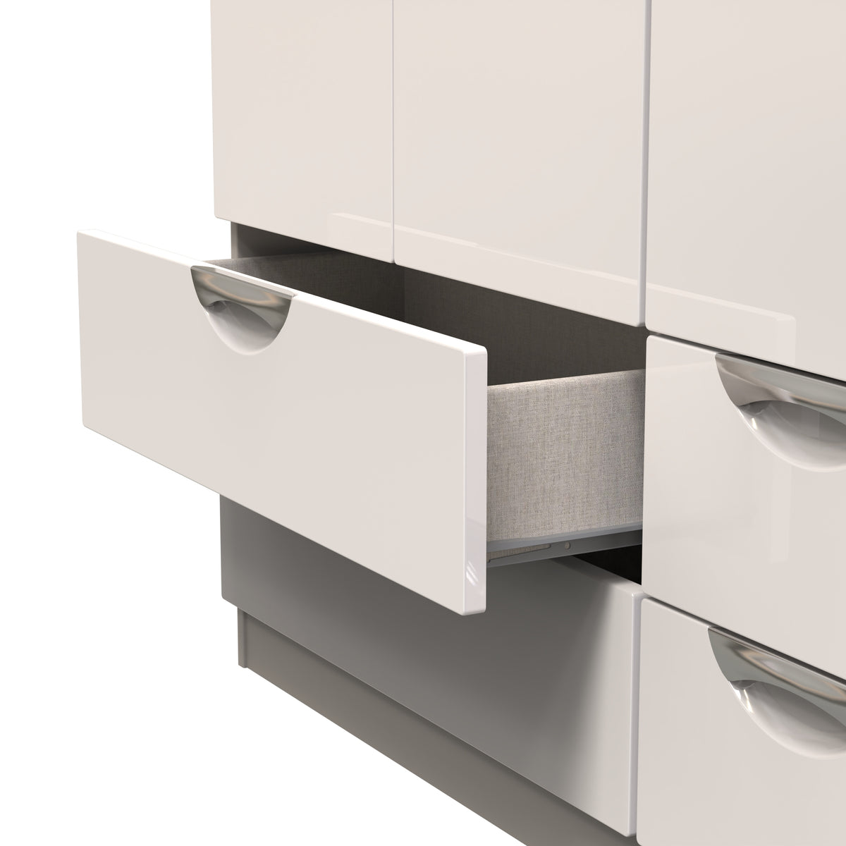 Camden Triple 2 Drawer + Drawer Wardrobe