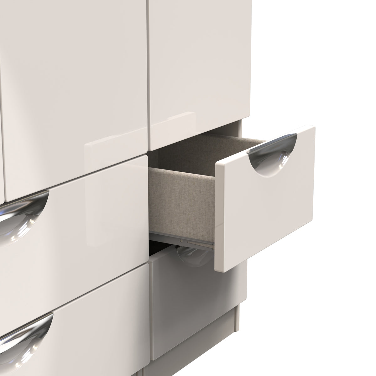 Camden Triple 2 Drawer + Drawer Wardrobe