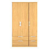 Camden Triple 2 Drawer + Drawer Wardrobe