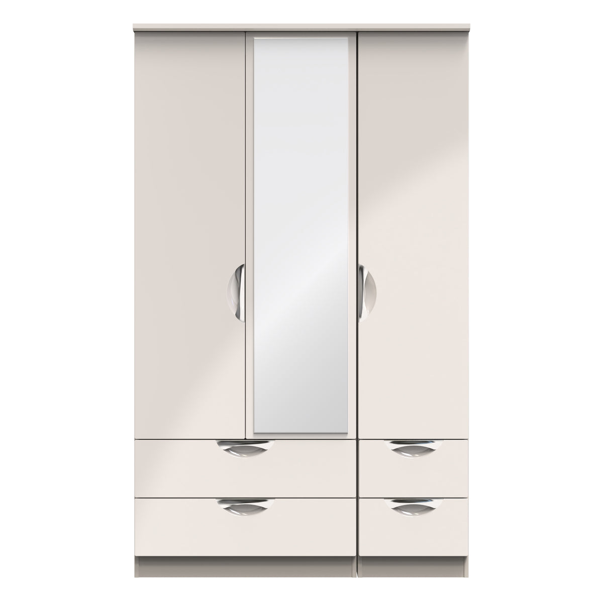 Camden Triple 2 Drawer Mirror + Drawer Wardrobe