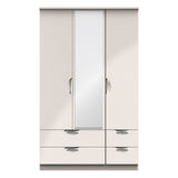 Camden Triple 2 Drawer Mirror + Drawer Wardrobe
