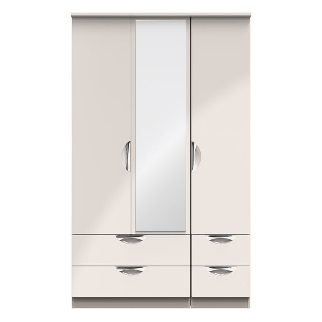 Camden Triple 2 Drawer Mirror + Drawer Wardrobe