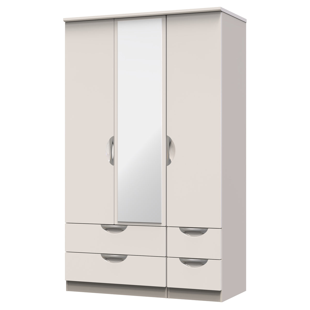 Camden Triple 2 Drawer Mirror + Drawer Wardrobe