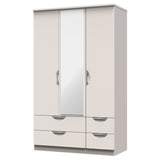 Camden Triple 2 Drawer Mirror + Drawer Wardrobe