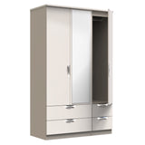 Camden Triple 2 Drawer Mirror + Drawer Wardrobe
