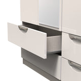 Camden Triple 2 Drawer Mirror + Drawer Wardrobe