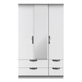 Camden Triple 2 Drawer Mirror + Drawer Wardrobe